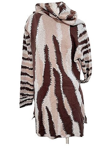 MAXSPORT brown cardigan long Coat (view 2)