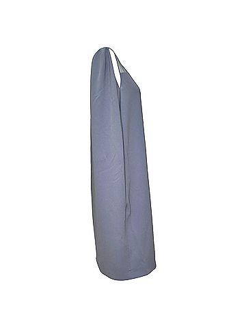 Max Mara Max Mara Sospiro Cape Shift Dress In Light Blue Triacetate (view 2)