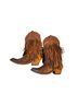 Liberty Black 100% Leather Brown Boots Size 7 1/2 - photo 5