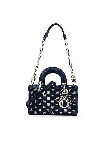 Dior Micro Denim Embroidered Star Lady D Joy (view 1)