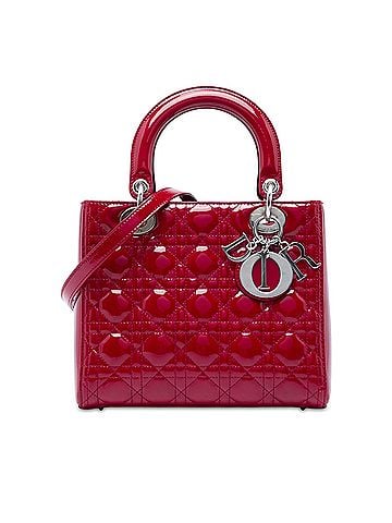 Dior Medium Patent Cannage Lady Dior (view 1)