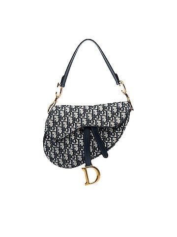 Dior Oblique Canvas Saddle Bag (view 1)