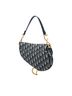 Dior 100% Canvas Blue Oblique Canvas Saddle Bag One size - photo 3