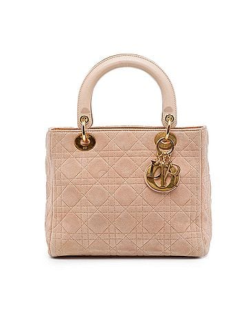 Dior Medium Suede Cannage Lady Dior (view 1)