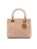 Dior 100% Suede Pink Medium Suede Cannage Lady Dior One size - photo 1