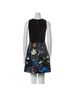 Alice + Olivia 100% Polyester 95% Polyester 5% Elastane 65% Viscose 23% Nylon 12% Elastane Floral Black Casual Dress Size XS - photo 2