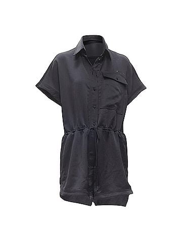 OFF-WHITE Off White c/o Virgil Abloh logo mechanic pocket boxy romper (view 1)