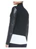 Vince. 50% Wool 47% Acrylic 3% Polyamide 100% Leather 72% Viscose 23% Polyamide 5% Elastane 100% Polyester Tweed Black Jacket Size XS - photo 2