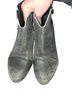 Rag & Bone 100% Leather Black Gray Ankle Boots Size 9 - photo 1