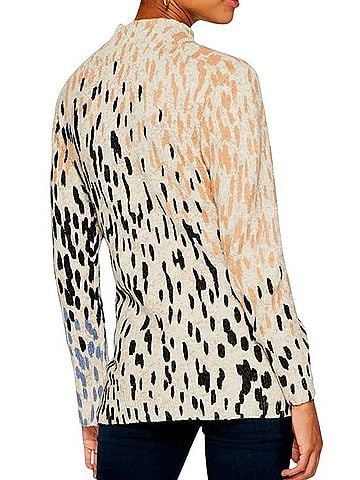 Nic + Zoe Cozy Up Spotted Casual Sweaters (view 2)