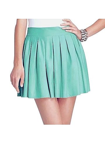 Alice + Olivia C203304807 Leather Skirt (view 1)