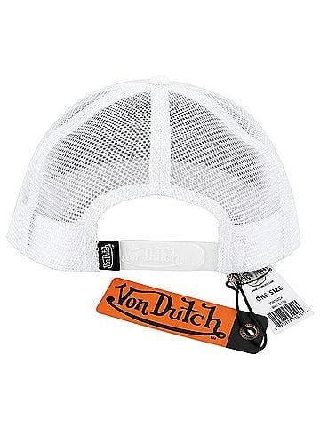 Von Dutch trucker hat with tonal embroidered logo patch adjustable Baseball Cap (view 2)