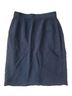 Due Per Due 100% Silk Blue Silk Skirt Size 6 - photo 1