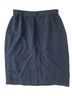 Due Per Due 100% Silk Blue Silk Skirt Size 6 - photo 2