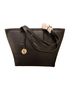 FURLA 100% Leather Solid Black Leather Tote One size - photo 1