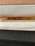 Brahmin Stripes Tan White Leather Shoulder Bag One size - photo 4