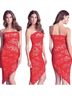 Bebe Red Cocktail Dress Size S - photo 4