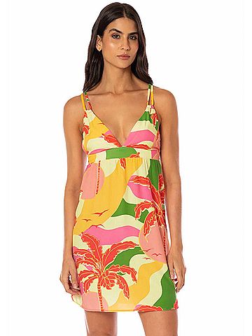 Maaji Potential Short Dress Cover Up in Tropical Breeze (view 2)