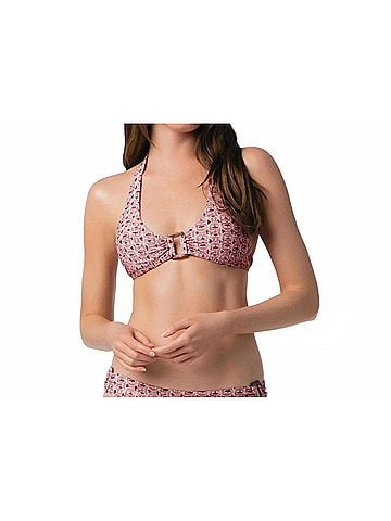 Helen Jon Tortoise Halter Bikini Top in Links (view 2)