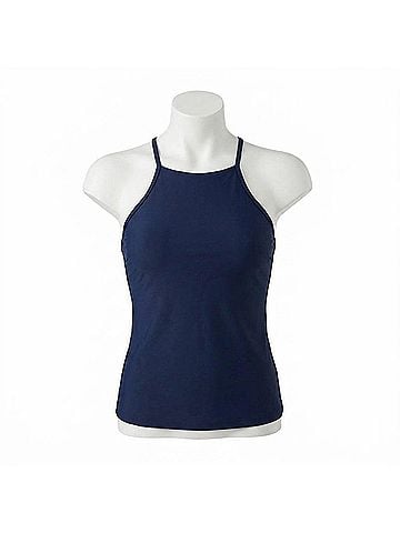 Helen Jon Racerback Tankini in Navy (view 1)
