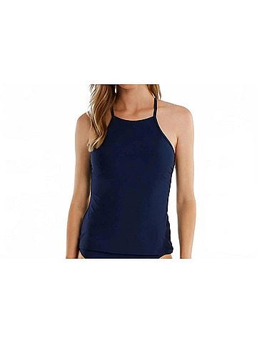 Helen Jon Racerback Tankini in Navy (view 2)