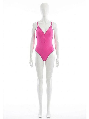Robin Piccone Amy V-Neck One Piece in Rosy (view 1)
