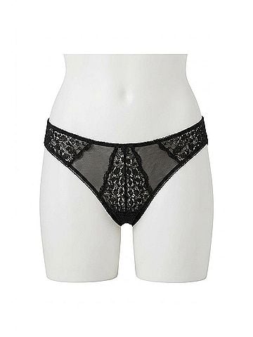 ONLY HEARTS Luna Lace Bikini in Khol (view 1)