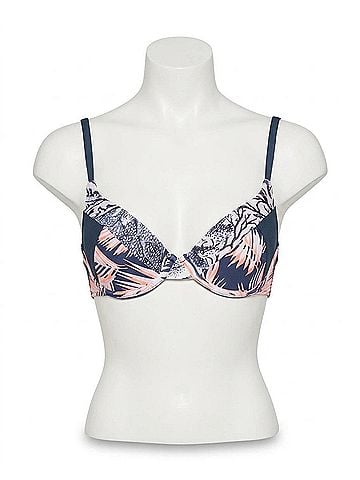 Maaji Underwire Strappy Back Bikini Top in Maa Seashell Nights (view 1)