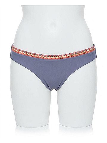 Luli Fama Braided Hipster Bikini Bottom in Unstoppable (view 1)