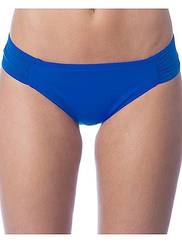 La Blanca Island Goddess Hipster Tankini Bottom in Sapphire (view 2)