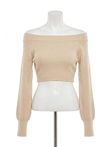 Dagne Dover Vintage Muse Sweater in Beige (view 1)