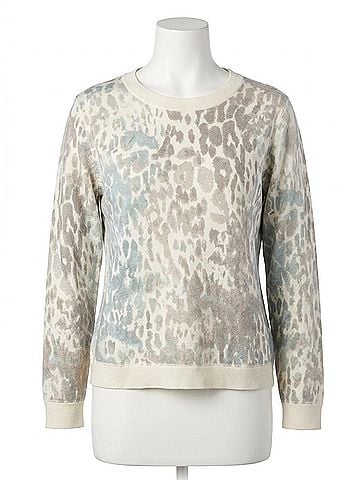 Kinross Leopard Print Sweatshirt in Multi (view 1)
