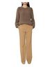 STAUD Solid Brown Siren Sweater in Truffle Size L - photo 3