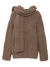 STAUD Solid Brown Siren Sweater in Truffle Size L - photo 6