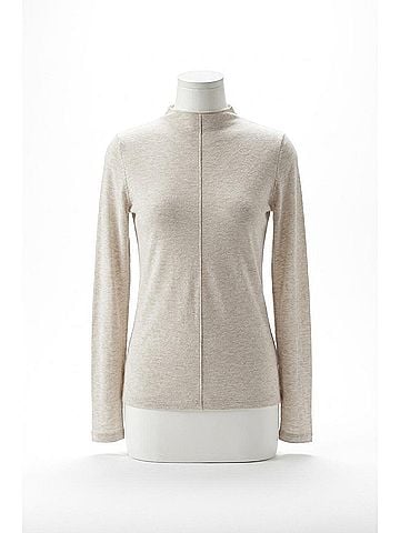 Humanoid Langdon Wool Top in Cloud (view 1)