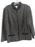 Chico's 100% Polyester Checkered-gingham Black White Jacket Size 2X - photo 1