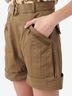 IRO Solid Brown Hano Belted Short in Brown Size 4 - photo 2