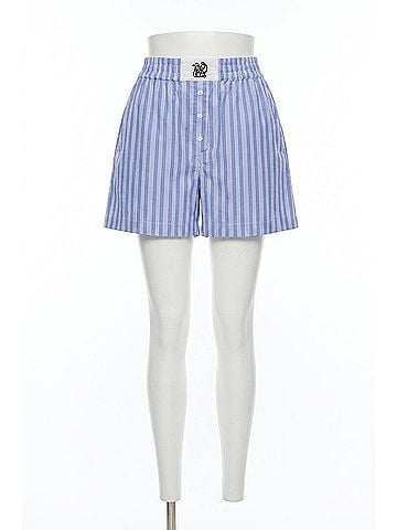 Baum Und Pferdgarten Loose Fit Natie Shorts in Blue White (view 1)