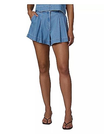 Joe's Jeans Lillie A-Line Short in Blue (view 2)