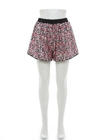 TCEC Lula Sequin High Waist Short in Multicolor (view 1)