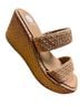 Yellow Box Brown Wedges Size 9 - photo 1
