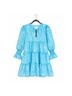 Pomander Place 100% Polyester Floral Blue White Cocktail Dress Size XL - photo 4