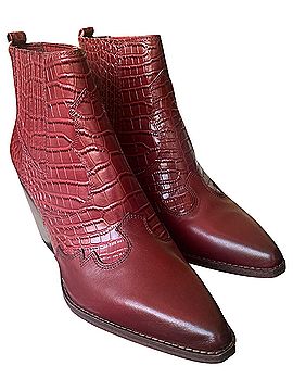 Sam Edelman Winona, Red Crocprtcprtlea Boots (view 2)