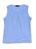 Kasper Blue Sleeveless Top Size M - photo 1
