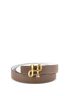 Hermès 100% Leather White Cor Baroque Reversible Belt Leather Thin One size - photo 1