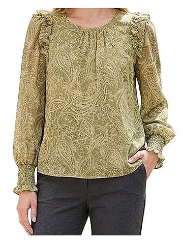 CeCe Long Sleeve Blouse (view 1)