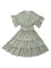 Max Studio Graphic Green White Casual Dress Size XS - photo 1