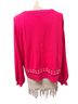 Lilly Pulitzer Hearts Pink Pullover Sweater Size XL - photo 2