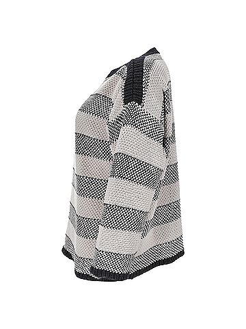 Max Mara Max Mara Weekend Striped Knitted Sweater in Multicolor Cotton (view 2)