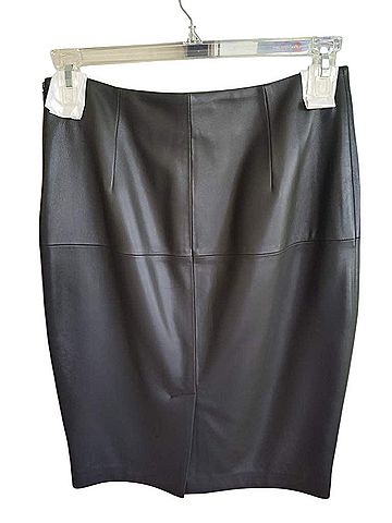 Antonio Melani Leather Skirt (view 2)